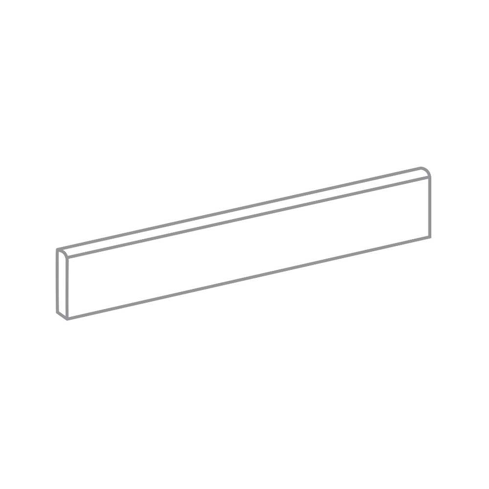 White 3X24 Bullnose Matte