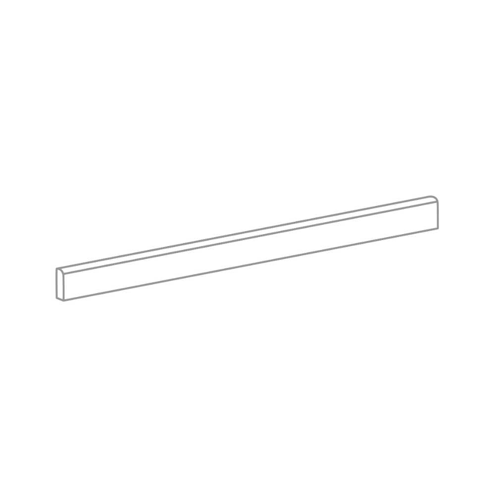 White 3X48 Bullnose Matte