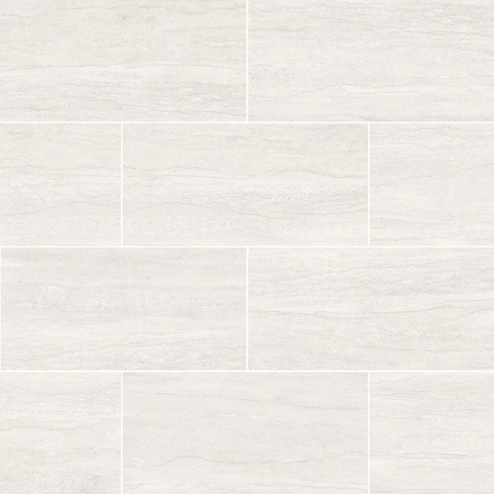 White 12X24 Matte