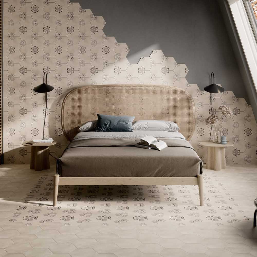 Beige 8" Hex Matte - Image 2