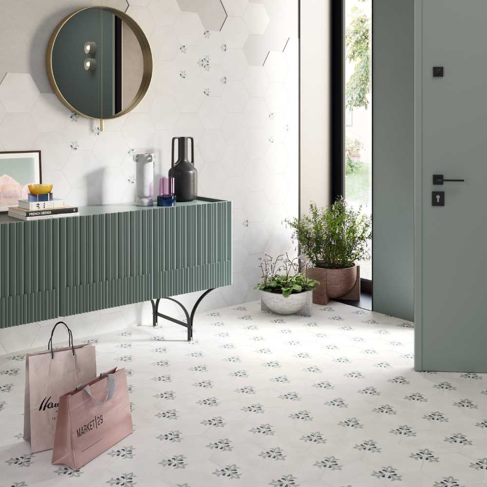White Lily 8″ Hex Matte - Image 3