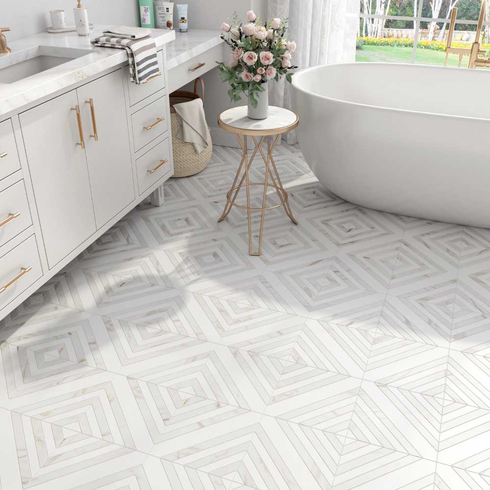 Thassos + Calacatta Polished - Image 2