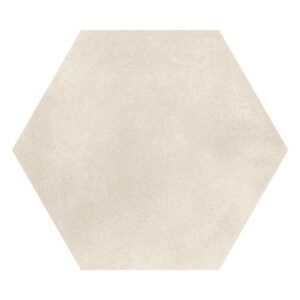 Beige 8" Hex Matte