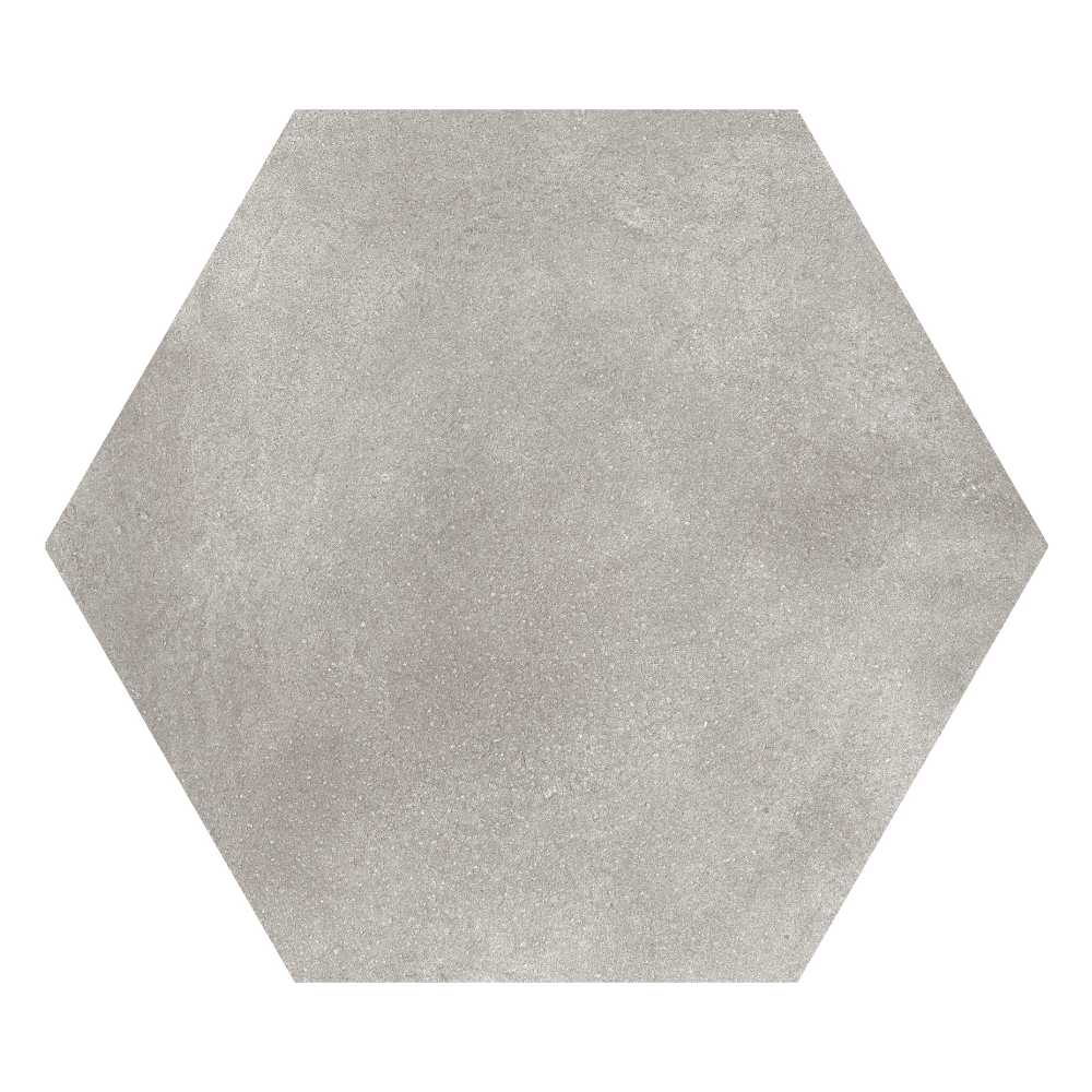 Grey 8" Hex Matte