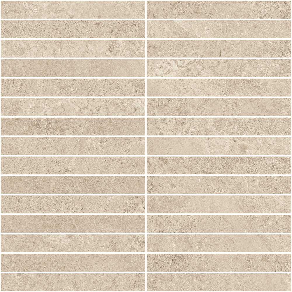 Ivory Stack Mosiac Matte