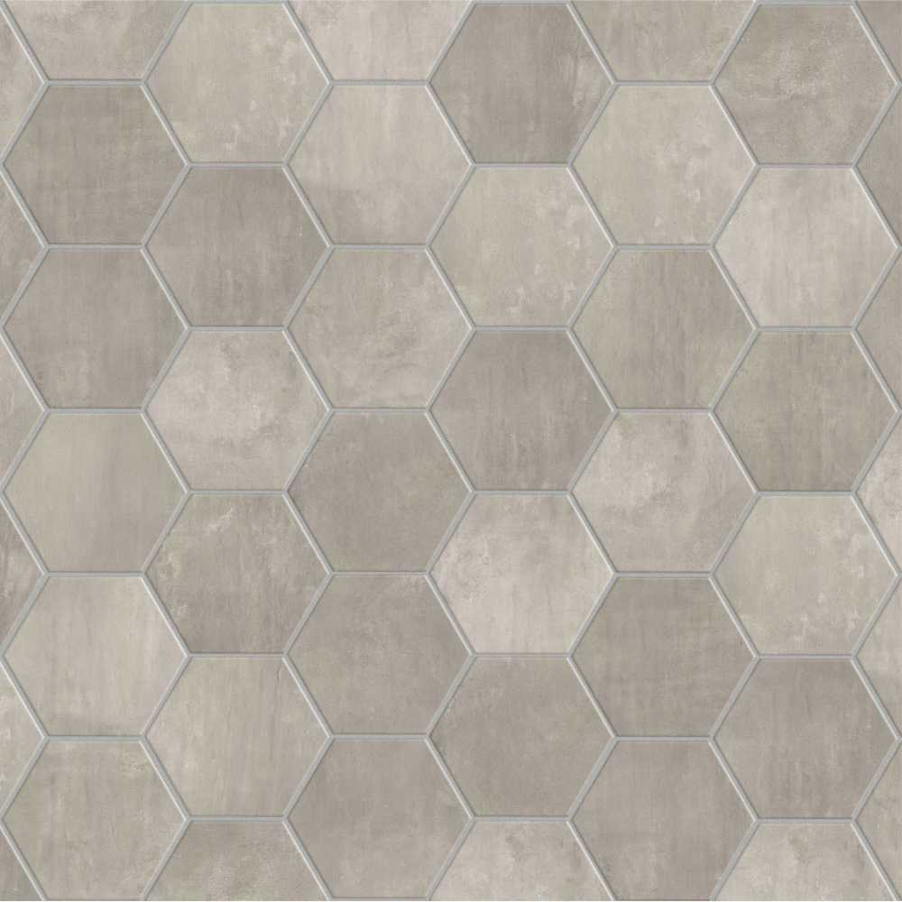 Ash 6" Hex Matte