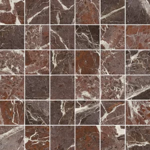 2X2 Mosaic Rosso Levanto Matte