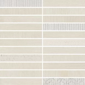 Beige Stack Mosaic Matte