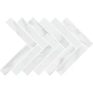 Calacatta Gold Herringbone Matte