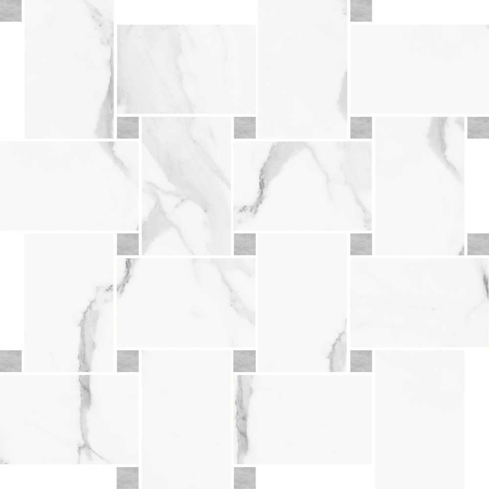 Statuario Basketweave Matte