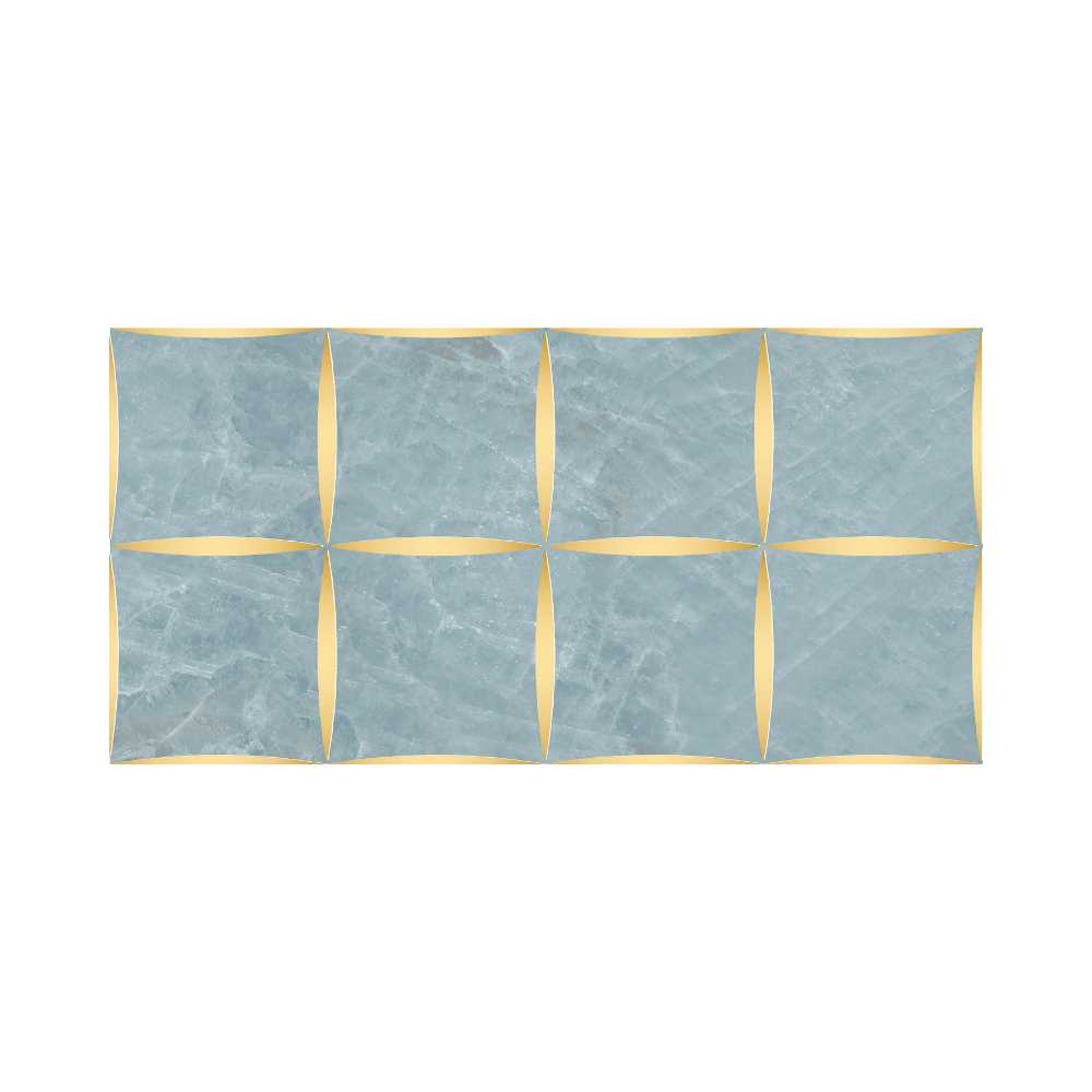 Aqua 12X24 Deco Polished