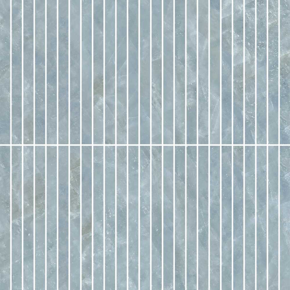 Aqua Kitkat Mosaic Satin
