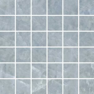 Aqua 2X2 Mosaic Satin