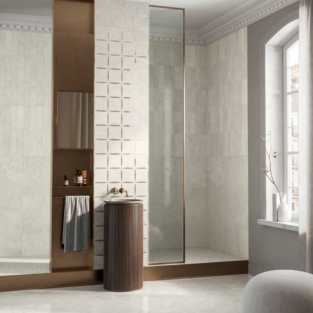 Avorio Hexagon Mosaic Satin - Image 2