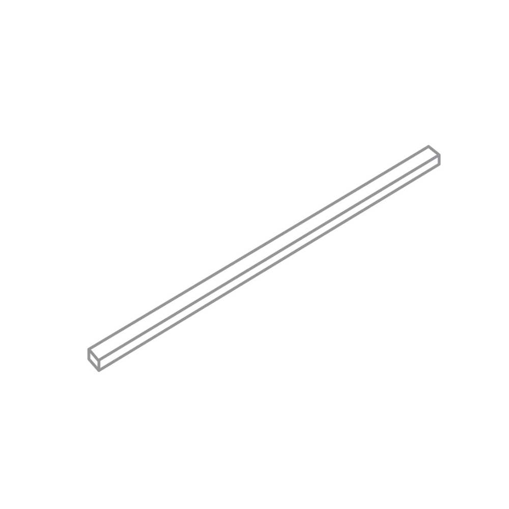 Aqua 2X12 Pencil Satin