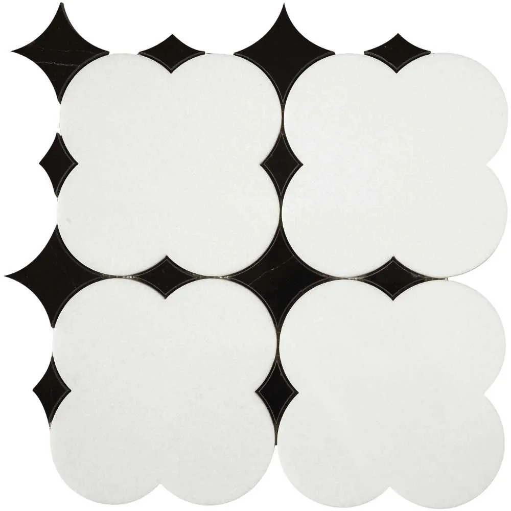 Thassos / Nero Marquina Polished