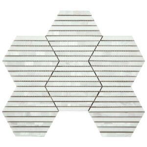 Mother Of Pearl/ Thassos Polished