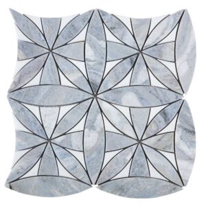 Blu Marea / Thassos Polished