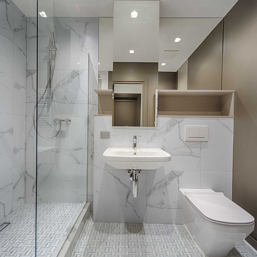 Blu Marea / Thassos Polished - Image 2