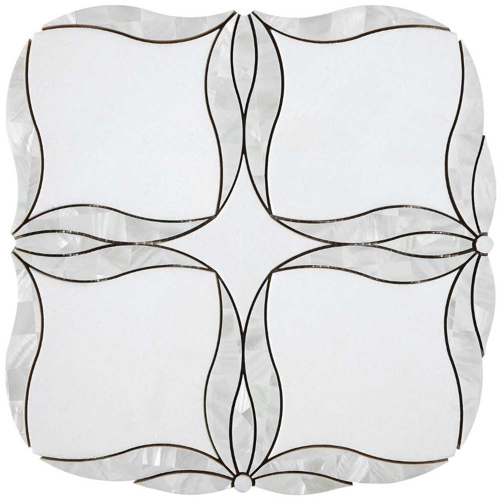 Thassos / Mother Of Pearl Polished