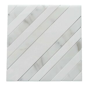 Thassos + Calacatta Polished