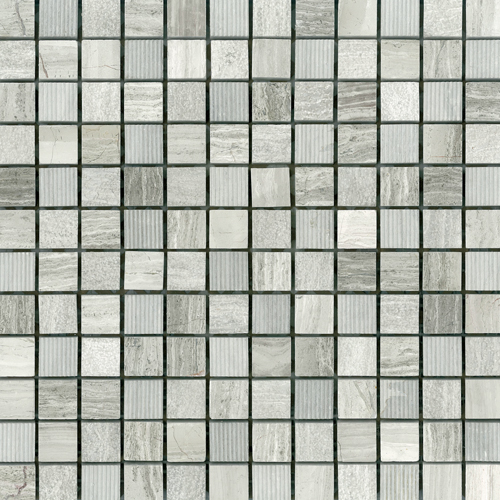 Driftwood White/Grey 1X1" Honed