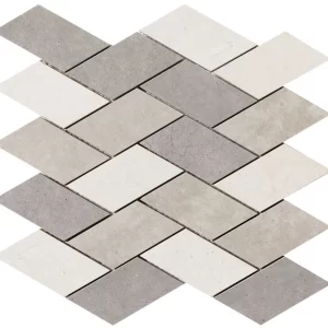 Tri-Color Herring Mosaic Matte