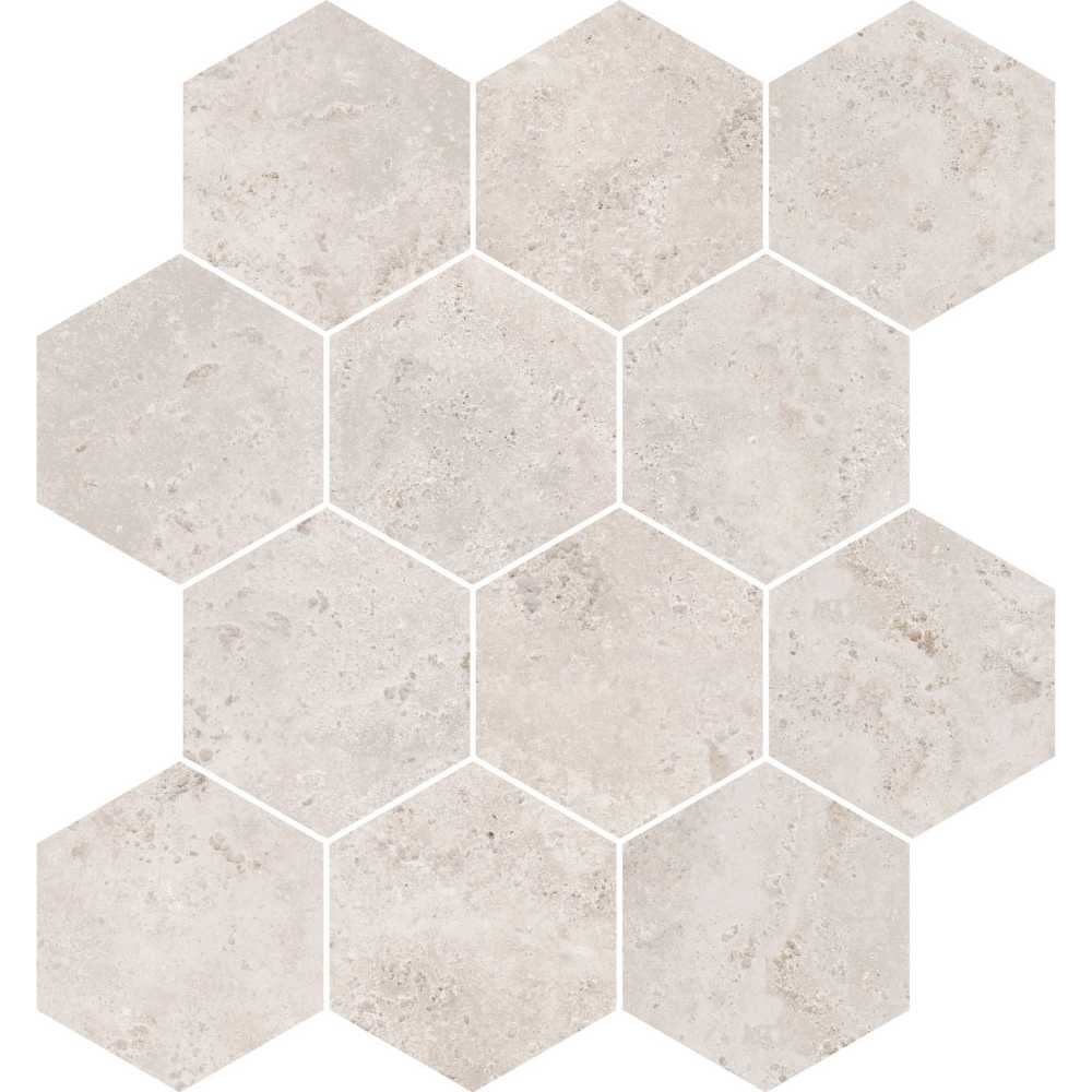 Tivoli Grigio Hexagon Mosaic Matte