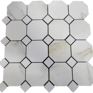 Cava Octagon Mosaic Satin