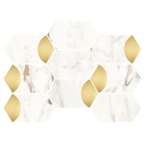 Oro Hex W/ Gold Polished