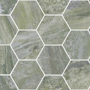 Green 4" Hex Polished