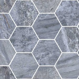 Navy 4" Hex Polished