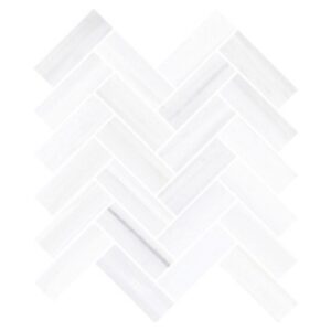 Dolomite Herringbone Matte