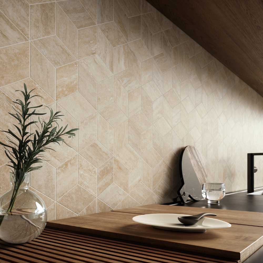 Beige Cube Mosaic Soft - Image 2