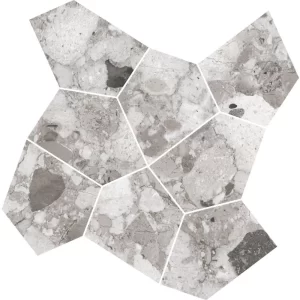 Grey Rock Mosaic Polished