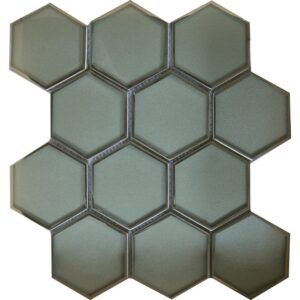 Sage Hex 3" Polished