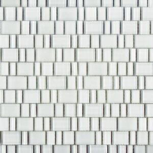 Crystal Super White Bond Mosaic Polished