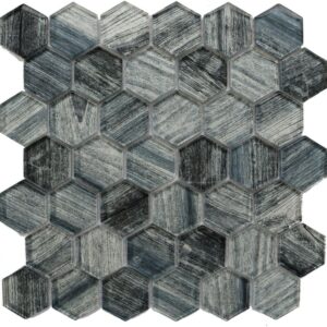Blue Hex 2" Polished