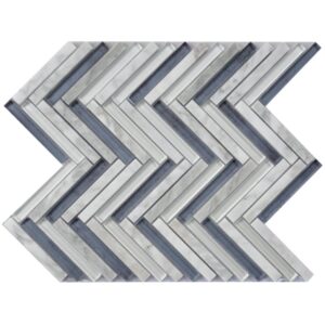 Navy Chevron/Her Multi-Texture