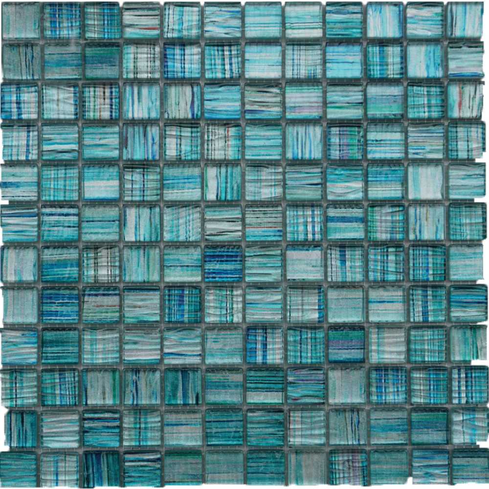 Sea Green 1X1 Mosaic Multi-Texture