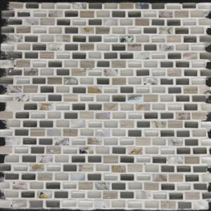 Silver Small Brick Multi-Texture