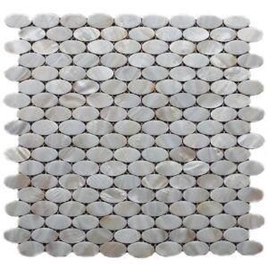 Mother Pearl Ovals Polished