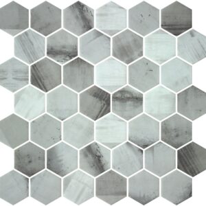Bardiglio Hex 2" Matte
