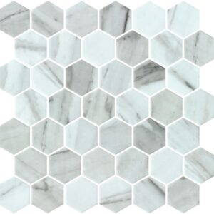 Carrara Hex 2" Matte