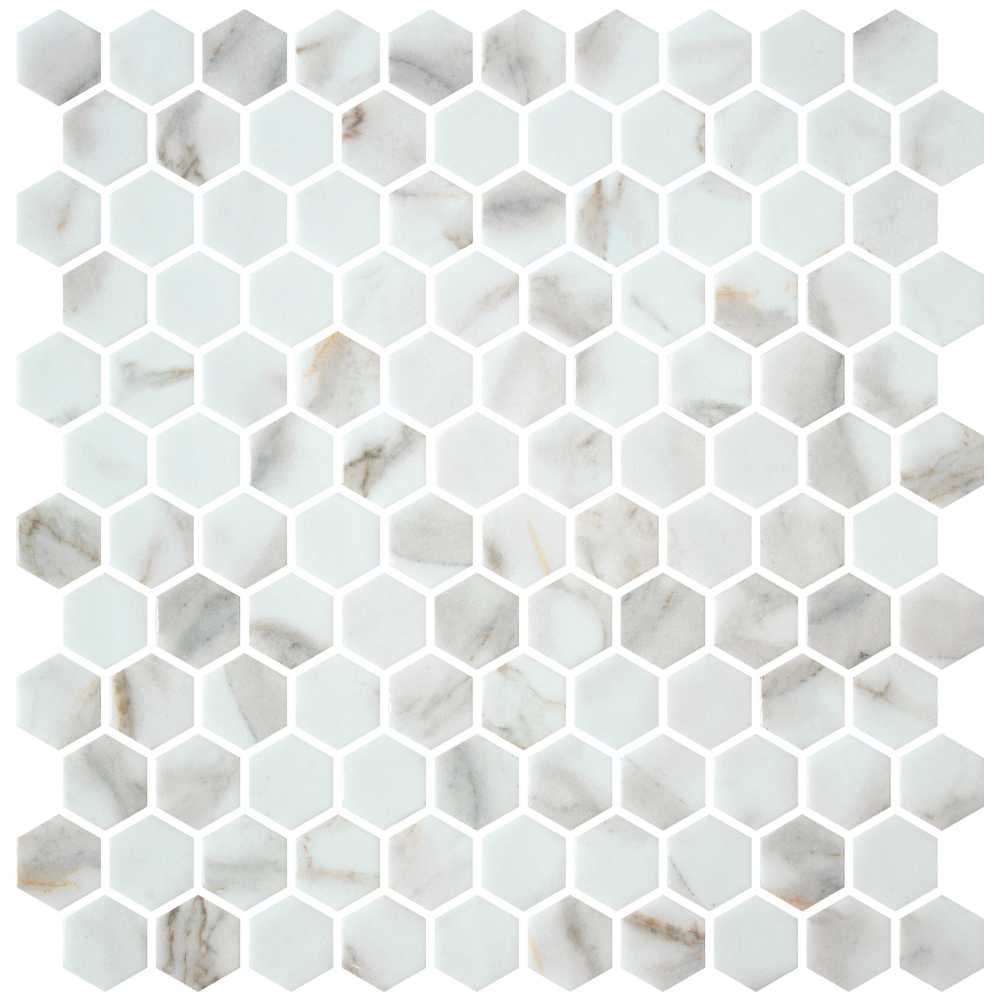Calacatta Hex 1" Matte