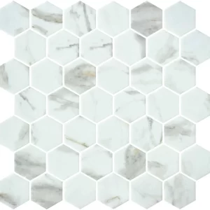Calacatta Hex 2" Matte