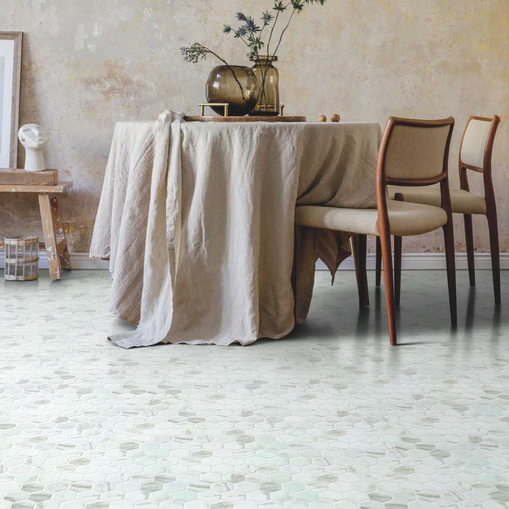 Calacatta Hex 2" Matte - Image 2