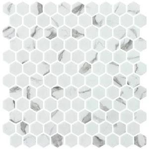 Statuario Hex 1" Matte