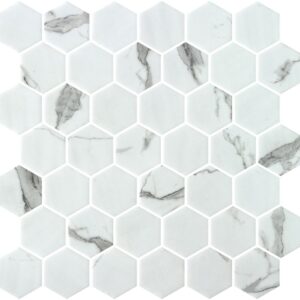 Statuario Hex 2" Matte