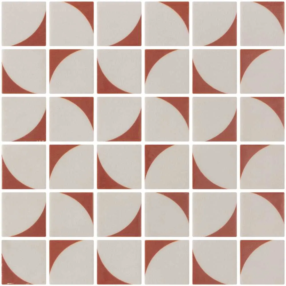 Memphis Ginger 2X2 Mosaic